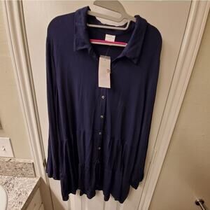 NEW Directions super soft peplum top‎ plus size 2X